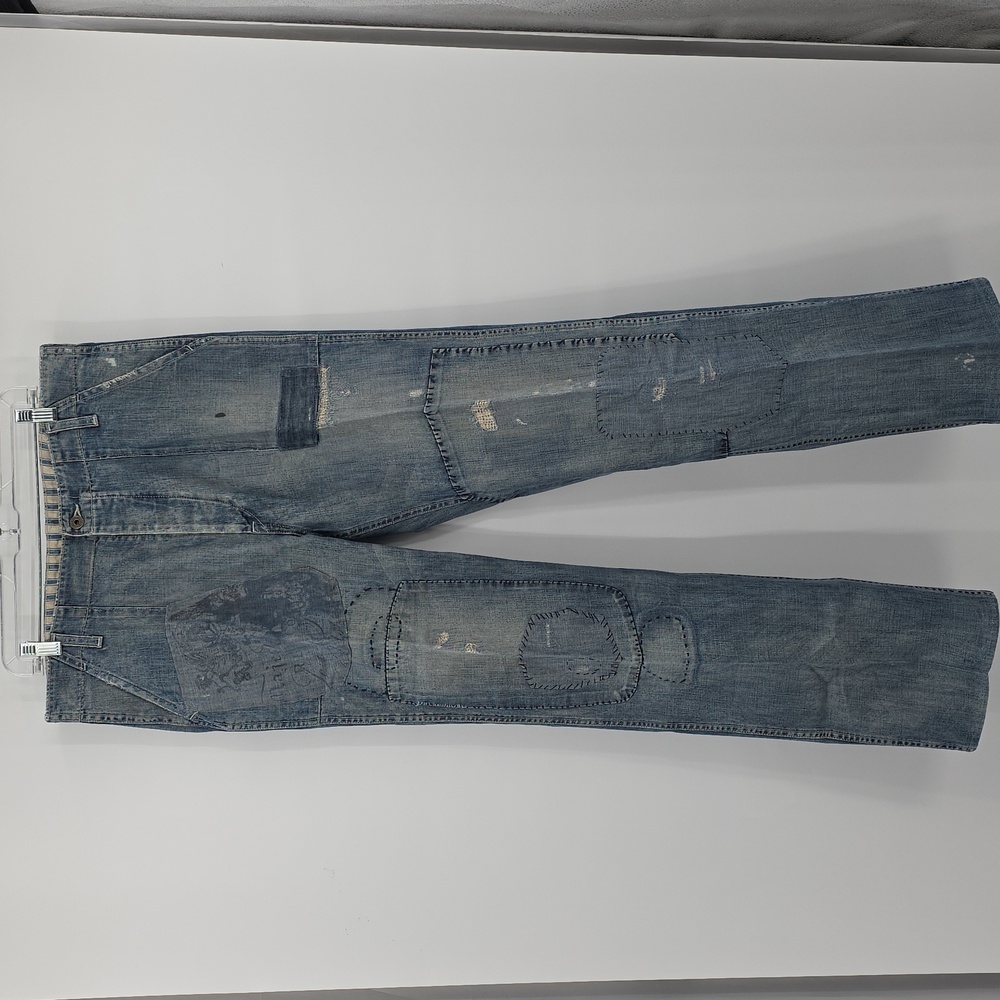 Vintage Polo Ralph Lauren Marine Outfitter Jeans 34×34 Distressed